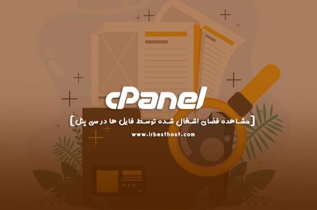 مشاهده فضای اشغال شده توسط فایل ها در سی پنل چگونه است؟